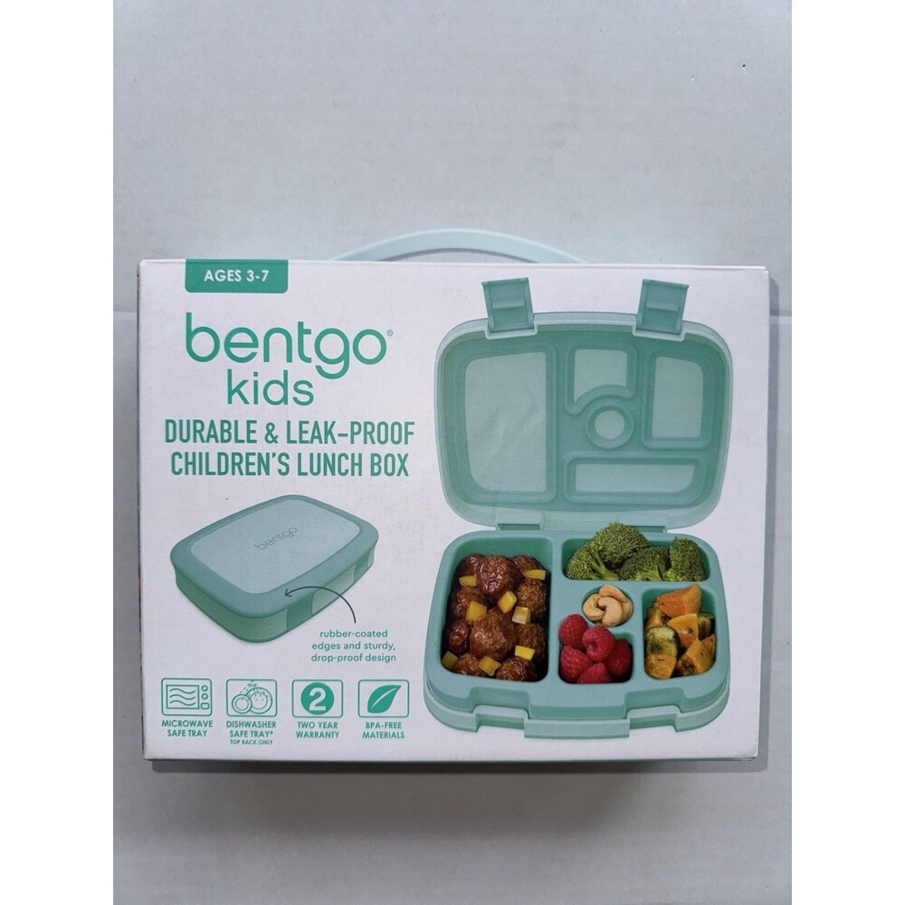 BRAND NEW Bentgo Kids Lunch Box, Leak-Proof, 5 Compartment Bento-Style Age 3-7